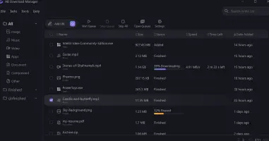 App Home Section