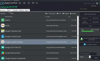 ADB AppControl screenshot 2