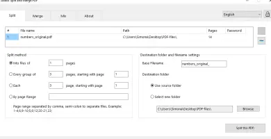 Adolix Split and Merge PDF screenshot 1