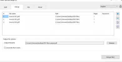 Adolix Split and Merge PDF screenshot 2