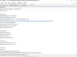 AkelPad Portable screenshot 1