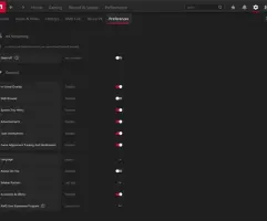 AMD Radeon Software Adrenalin Driver: Radeon preferences panel with streaming and general settings