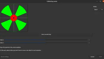 AntiMicroX analog stick calibration and dead zone settings