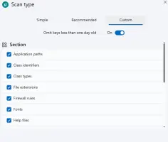 Argente Registry Cleaner screenshot 2