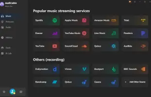 main interface