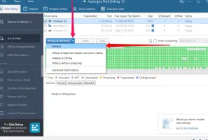 Auslogics Disk Defrag screenshot 2