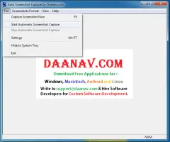 Automatic Screenshot Capture Software