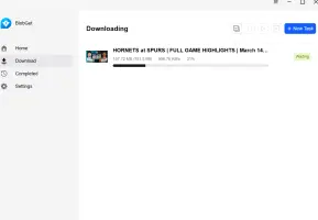 BlobGet downloading interface preview