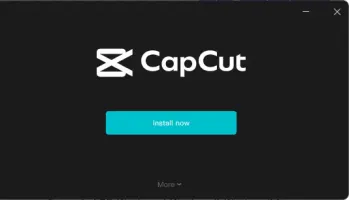 CapCut installer screen