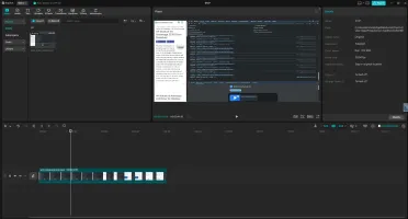 CapCut timeline preview