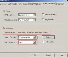 Lame MP3 encoder with CDRoller under Windows 10