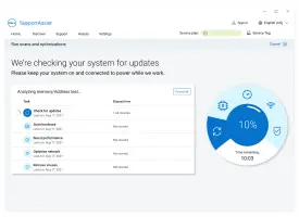SupportAssist check for updates
