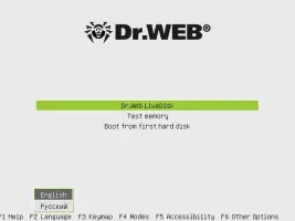 Dr.Web Live Disk screenshot 1