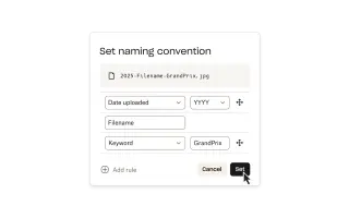 Organize screen in Dropbox