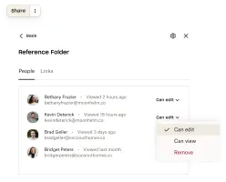 Security screen in Dropbox