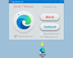 Edge blocker ie shortcut
