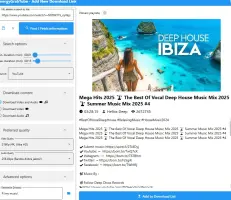 Screenshot of EnergyGrabTube - Video quality selection window