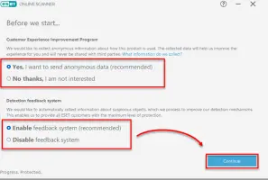 ESET Online Scanner screenshot 3