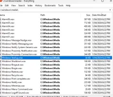 Everything Search Window