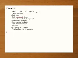 FocusWriter Portable screenshot 1