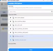 FortiClient screenshot 3