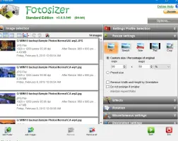Fotosizer screenshot 1