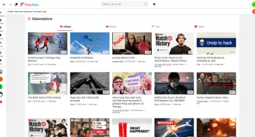 FreeTube screenshot 1