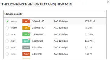 select video