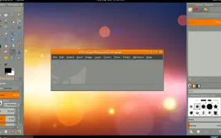 First GIMP 2.8 startup