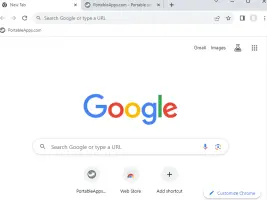 Google Chrome Portable screenshot 1