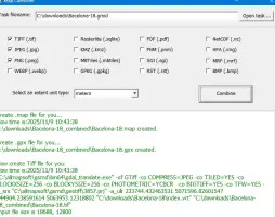 screenshot of combine images