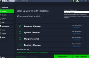 HDCleaner screenshot 1