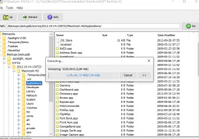 HFSExplorer screenshot 1