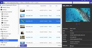 iExplorer screenshot 4