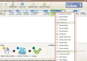 Right-click resizer options