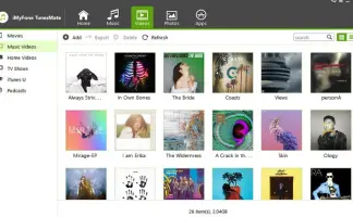 Screenshots of TunesMate