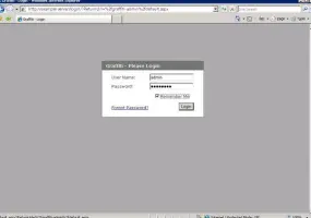 Screenshot of Internet Explorer showing dialog box with user credentials.