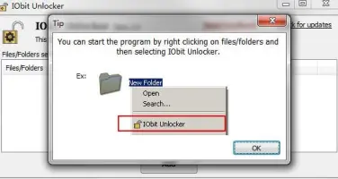 IObit Unlocker screenshot 1