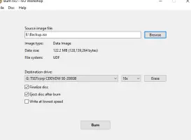 ISO Workshop screenshot 3