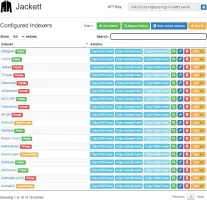 Jackett Dashboard