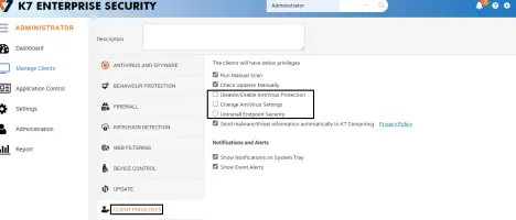 K7 Total Security screenshot 2