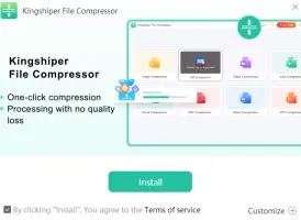 Kingshiper File Compressor screenshot 4