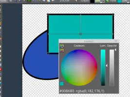 LazPaint Linux dark theme