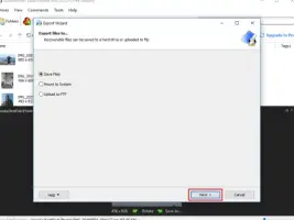 Step 1 - how to save Linux files on Windows computer