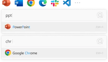Launch any app, easier than ever
