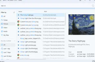 File Search Window