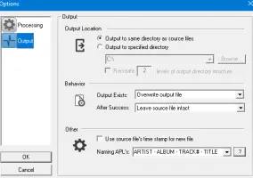 Options Output