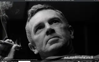 Screenshot of mpv playing a movie