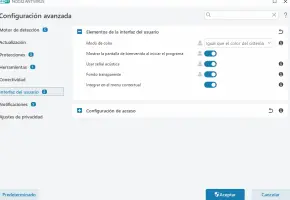 Elementos de la interfaz del usuario