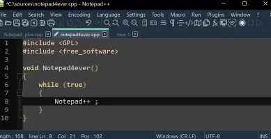 Notepad++ Portable screenshot 1